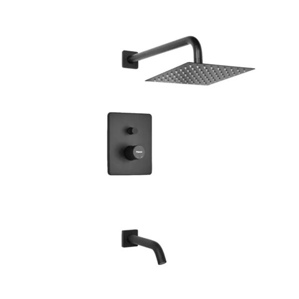 Grifería Piazza Lounge Black Ducha + Lavatorio Alto + Bidet - Imagen 2