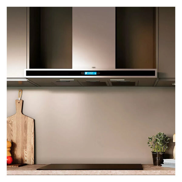 Extractor purificador de cocina TST Campana Purificadora Colhue CO-30090-740 ac. inox. de pared 900mm x 60mm x 510mm plateado 220V - Imagen 4