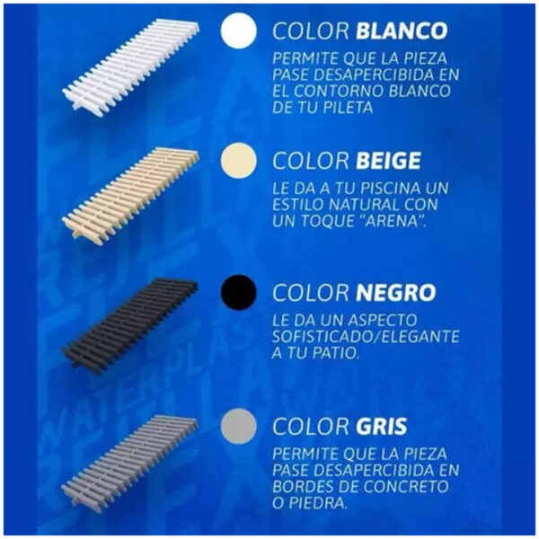 Rejilla Guardaganado Lineal Desague Pluvial Flexible 10x50 - Imagen 6