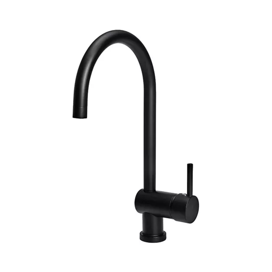 Griferia Cocina Monocomando Peirano Black Velvet 20-190 Color Negro