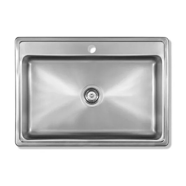 Bacha Acero Inoxidable Mi Pileta Cocina Doble S. Mesada 780e Color Plateado