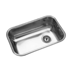 Bacha Cocina Mi Pileta 303 Simple Acero Inoxidable Color Plateado