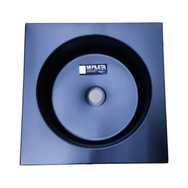 Bacha Encastrable Mi Pileta De Apoyo Zingara 932 Acero Black - Imagen 2