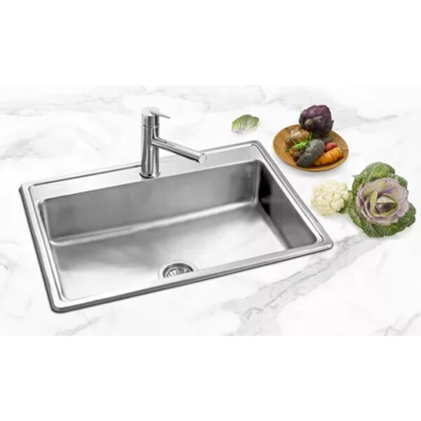 Bacha Acero Inoxidable Mi Pileta Cocina Doble S. Mesada 780e Color Plateado - Imagen 3