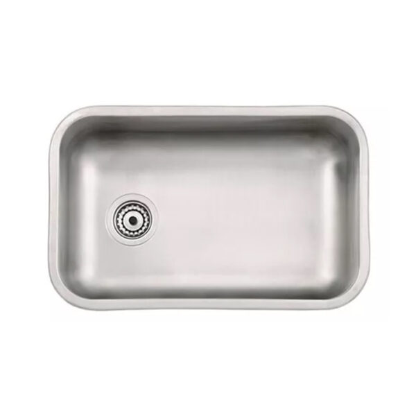 Bacha Cocina Mi Pileta 303 Simple Acero Inoxidable Color Plateado - Imagen 2