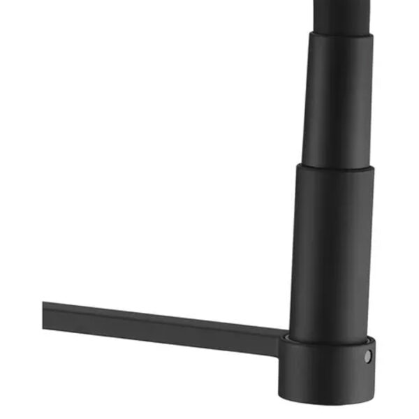 Griferia Cocina Monocomando Negro Piazza Kitchen Pro 10317ne Acabado Mate Color Negro mate - Imagen 3