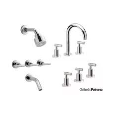 Griferia Peirano Adra Ceramico Ducha Lavatorio Bidet
