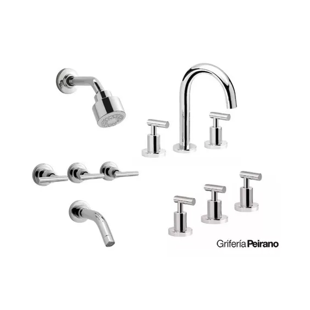 Griferia Peirano Adra Ceramico Ducha Lavatorio Bidet