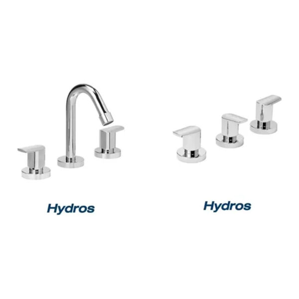 Griferia Lavatorio + Bidet Piazza Hydros Viva Cierre Ceramic