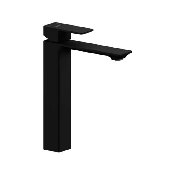 Griferia Monocomando Lavatorio Alto Peirano Soria Black