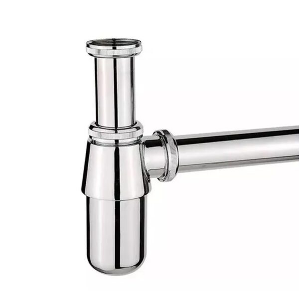 Sifon Botella Cromado Metalico Descarga Lavatorio Vanitory