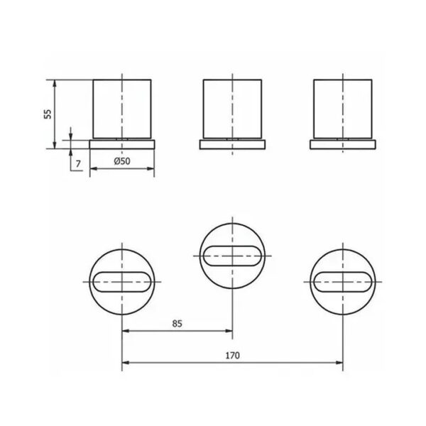 Grifería Baño Piazza Icon Lavatorio + Ducha + Bidet Ceramico - Imagen 3
