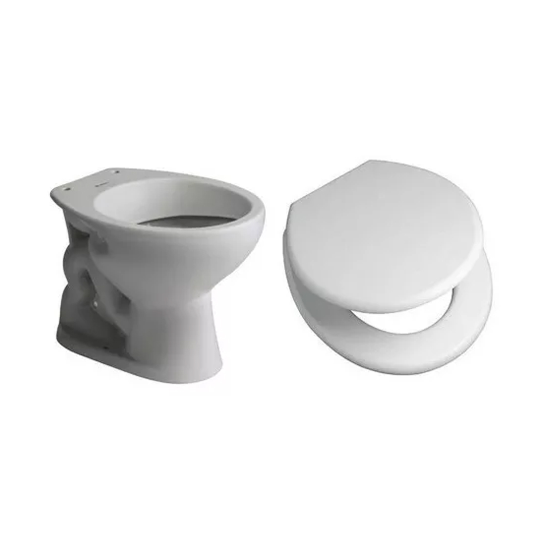 Inodoro Ferrum Corto Andina Y Tapa Plástica Reforzada Traful