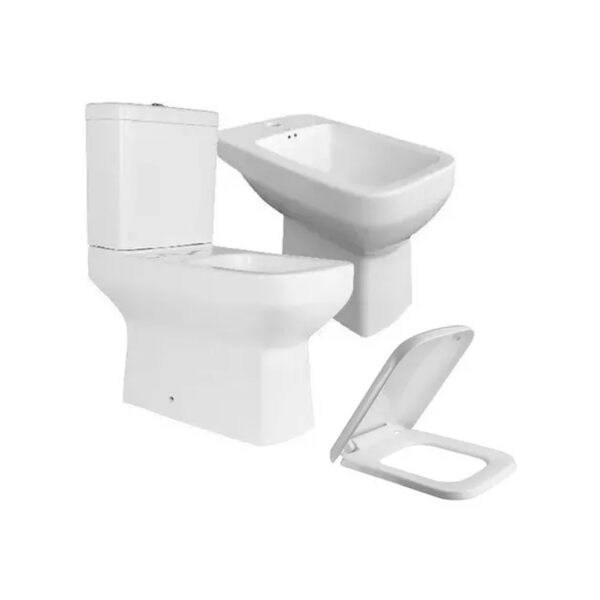 Combo Pringles Dioniso Inodoro Tapa Mochila Bidet Color 1 Agujero