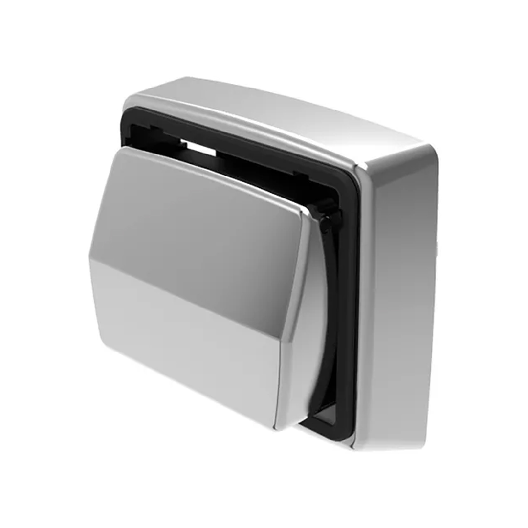 Tapa Tecla Pvc Cromada P/ Valvula Inodoro Hydra Deca