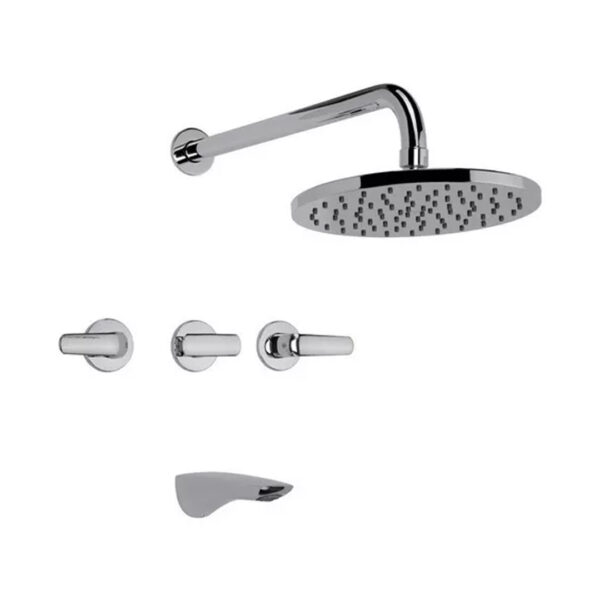 Grifería Bañera Y Ducha Fv Epuyén 0103/l2 Cromo Baño