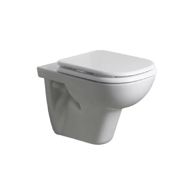 Ferrum Inodoro Para Colgar Bari Blanco + Soporte Ikpj Baño - Imagen 2