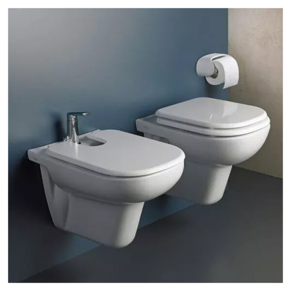 Ferrum Inodoro Para Colgar Bari Blanco + Soporte Ikpj Baño - Imagen 4