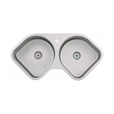 Bacha Cocina Mi Pileta 550 Bajo Mesada Color Plateado