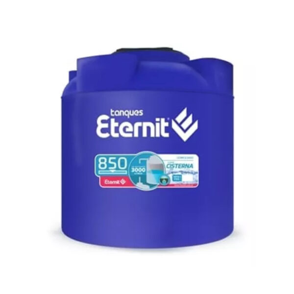 Tanque de agua Eternit Cisterna Tricapa vertical 850L de 112 cm x 107 cm