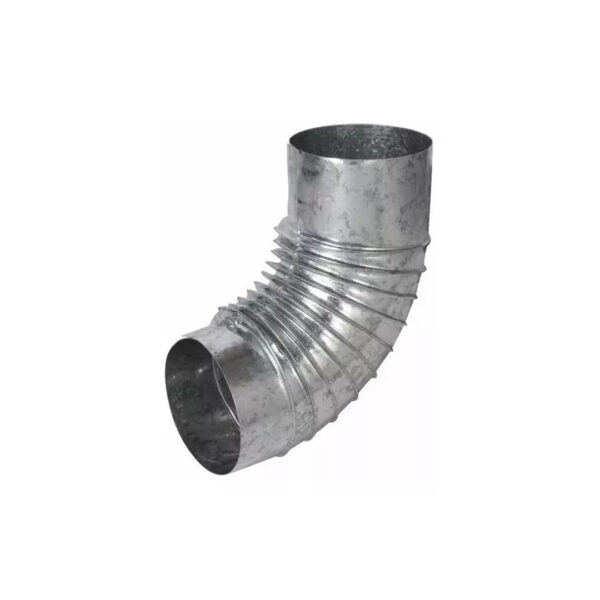 Codo Chapa Galvanizada 6 Pulgadas 45° Ventilacion Zingueria