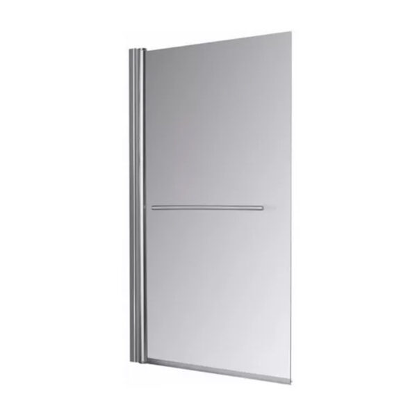 Mampara Baño Ducha Ferrum 90x140 1 Hoja Cristal Esmerilado