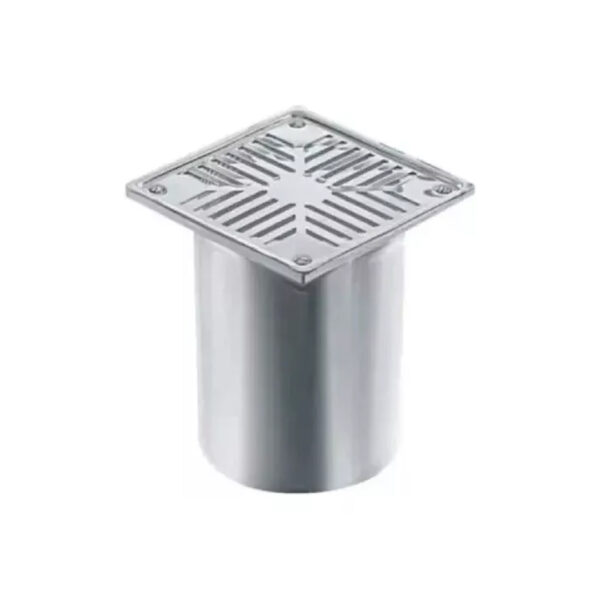 Porta Reja Con Reja Acero Inoxidable 12 X 12 Ø 110 Awaduct