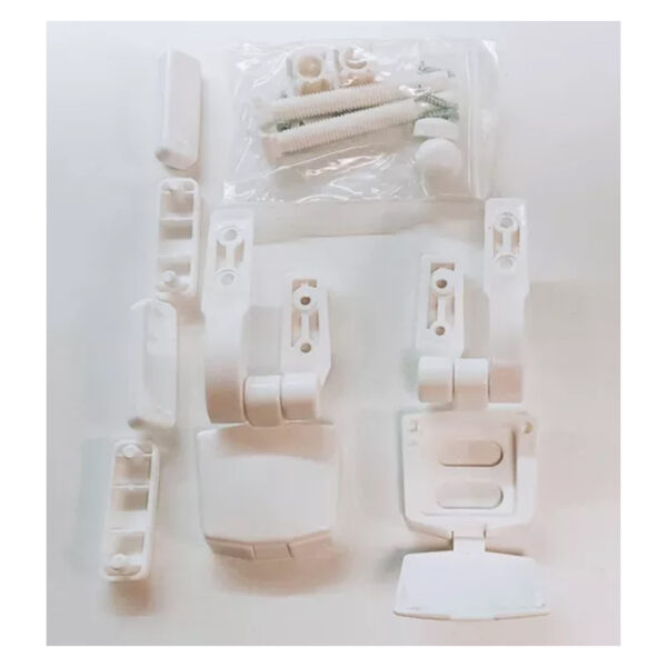 Juego Kit De Bisagras Herrajes Plásticos Universales