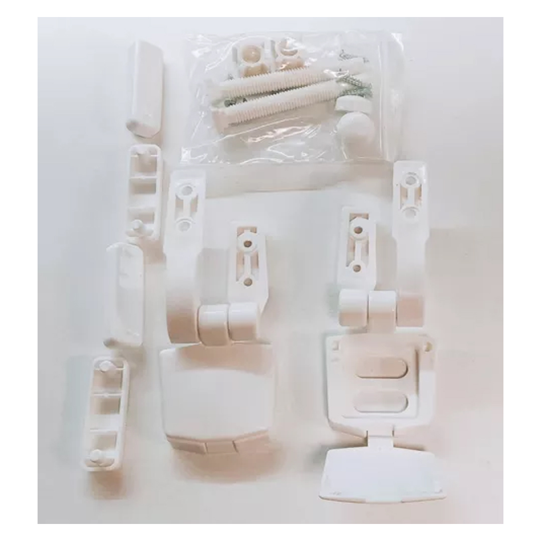 Juego Kit De Bisagras Herrajes Plásticos Universales
