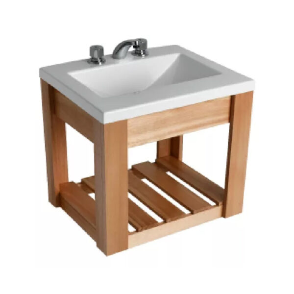 Kit Lavatorio 3 Agujeros + Mueble Colgar Jt301 Traful Ferrum