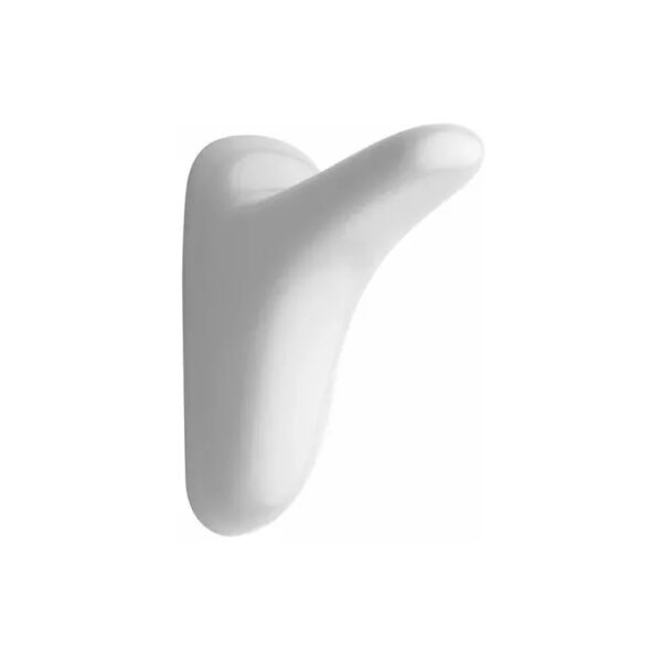 Accesorios Baño Ferrum Compacto Percha Blanca