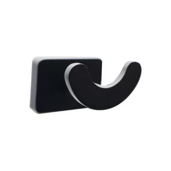 Accesorio Baño Percha Doble Negro Black Vintage