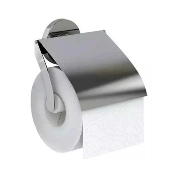 Kit Accesorios Baño Cromo Genebre Barral Percha Porta Rollo - Imagen 2