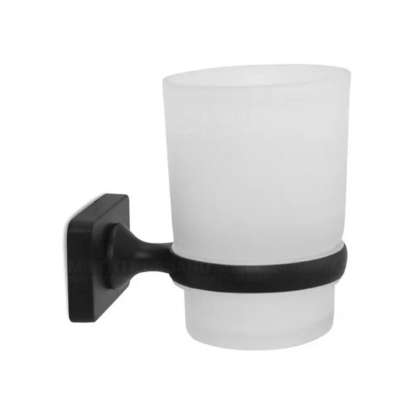 Accesorio Baño Porta Cepillos Dientes Negro Black Vintage