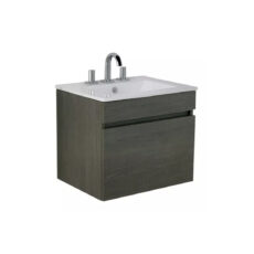 Vanitory Con Mueble Bacha Ferrum Cadria Colgar Blanco 60 Cm