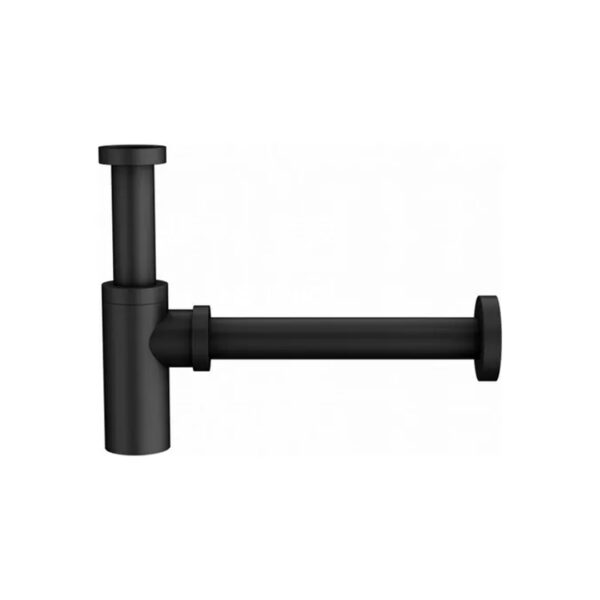 Descarga Desague Sifon Lavatorio Bidet Genebre Negro Mate