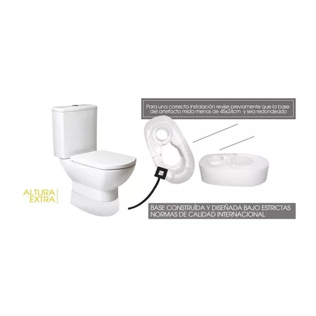 Base Eleva Bidet Inobase P Baño Discapacitados Ferrum Capea - Imagen 2