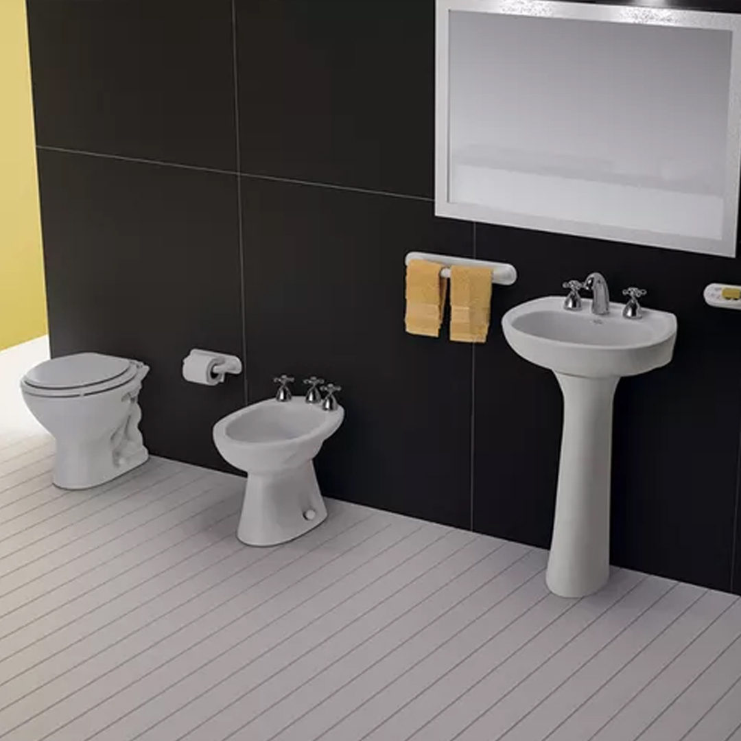 Bacha Lavatorio Ferrum Andina Lea3 Blanco Acabado Brillante - Imagen 4