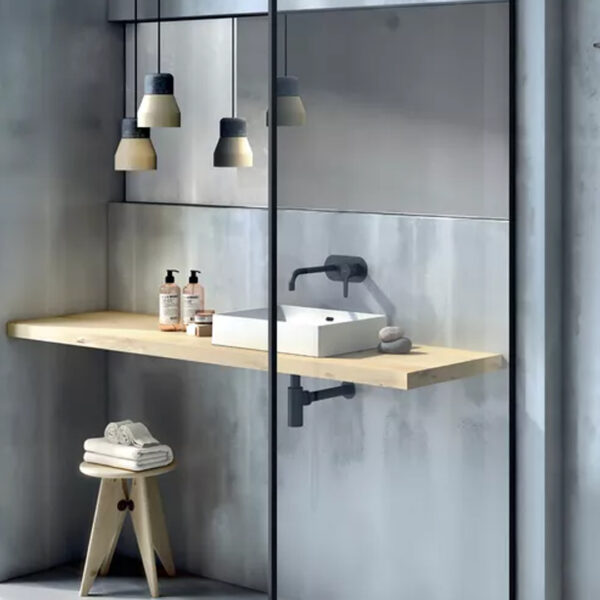 Descarga Desague Sifon Lavatorio Bidet Genebre Negro Mate - Imagen 3