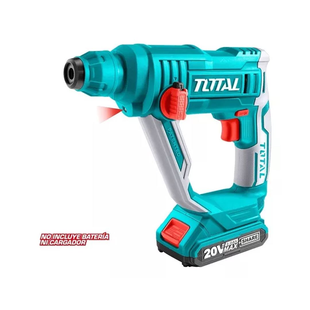 Rotomartillo Martillo Rotatorio 20v Total Sds Plus A Bateria Color Turquesa Frecuencia 50 Hz/60 Hz - Imagen 2