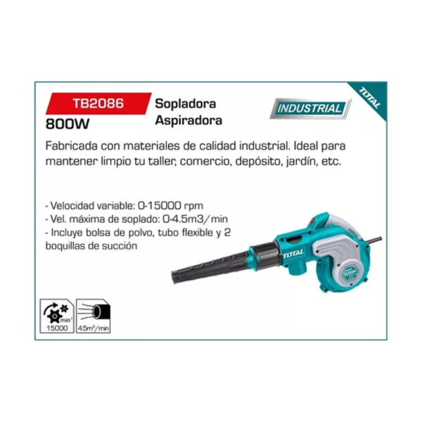 Sopladora Aspiradora Total 220v - Imagen 3