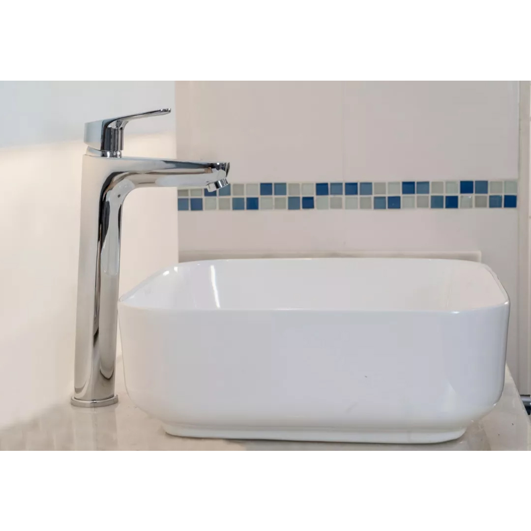 Bacha de apoyo Piazza A423 loza porcelana sanitaria baño acabado esmaltado color blanco - Imagen 5