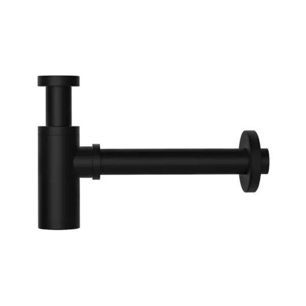 Piazza SL400NE sifón descarga desagüe bacha lavatorio Negro