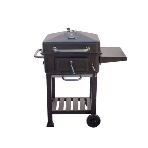 Parrilla De Campo Xs Bbq Grill Movil Mesada Carbon Leña Color Negro