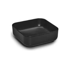 Lavatorio Bacha Black Baño Apoyo Pileta Piazza A423 Negra Acabado Negro Satinado Color Negro
