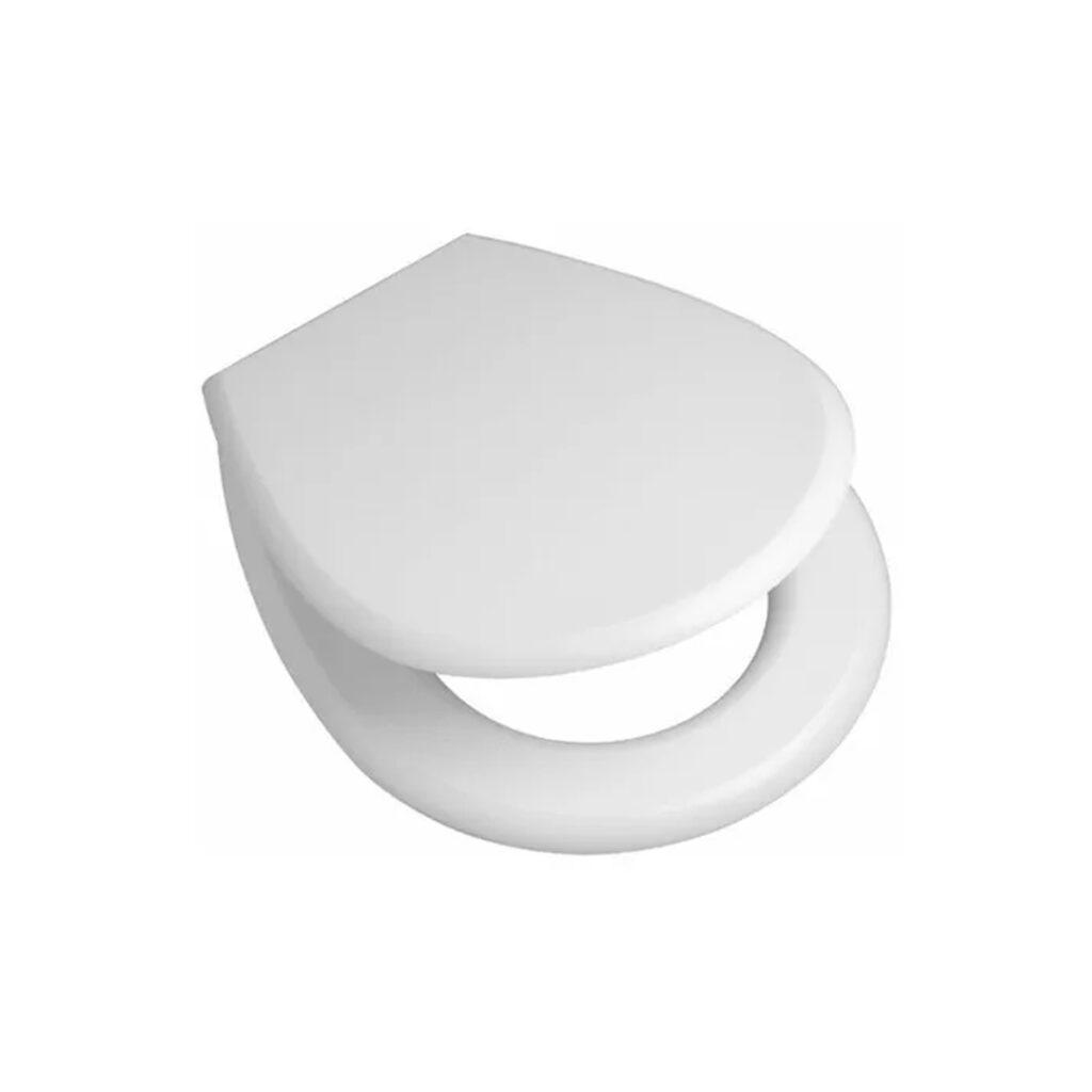 Asiento Plastico Para Inodoro Salerno Fv Blanco