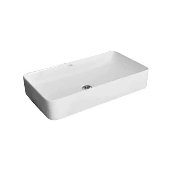 Bacha Baño Ferrum Country Baja Ii Lk390 Lavatorio Apoyo Color Blanco
