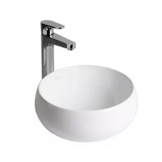 Bacha de baño de apoyar Ferrum Tori LK274 blanco