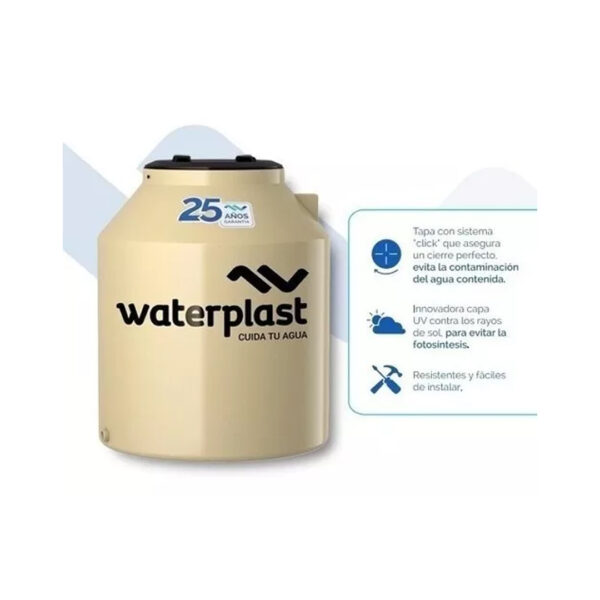 Tanque De Agua + Base Waterplast Tricapa 1000 Mil Litros - Imagen 3