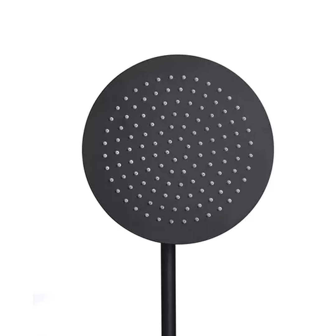 Griferia Ducha Peirano Monocomando Fabric Black 80-200n Acabado Mate Color Negro - Imagen 4